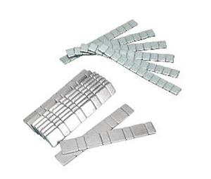 ALU Fe adhesive balancing weights (h=4mm) 5g*12pcs. (60gr), 100strips/pack.