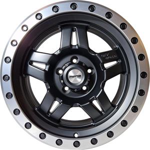 Nano 5942 Matt Black polished 8,5×17 5×120 ET0 CB65,1 60° 1130 kg BK5942BP-520-785-0