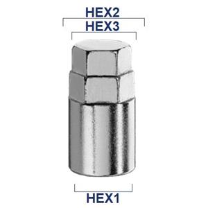 Bimecc Key adapter Hex1:19 mm, Hex2:21 mm, Hex3:19mm (BR19.2119)