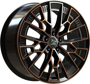 Fondmetal 1972 Black Clearcoat Matt Bronze Machined 9x21 5x112 ET26 CB66,5 60° 1050 kg RF19192