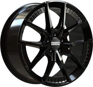 Fondmetal Elatha Glossy Black 8x18 5x112 ET45 CB66,5 R13 800 kg RF19100