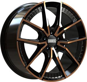 Fondmetal Elatha Black Clearcoat Matt Bronze Machined 8,5×19 5×112 ET45 CB66,5 R13 850 kg RF19212