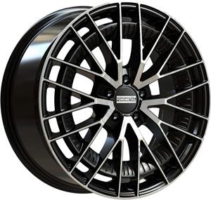 Fondmetal Kari Glossy Black Machined 9,5x20 5x112 ET43 CB66,5 R14 1000 kg RF19271