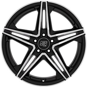 MSW 31 Gloss Black Full Polished 7,5x18 5x112 ET44 CB73,0 60° 780 kg W19410502T56