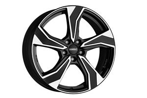 Dezent KB dark Black/polished 6,5x17 5x100 ET50 CB54,1 Flat 690 kg TKB96BP50E