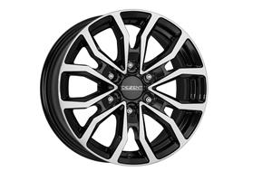 Dezent KC dark Black/polished 8x17 6x139.7 ET20 CB106,1 Flat 1150 kg TKCSDBP20