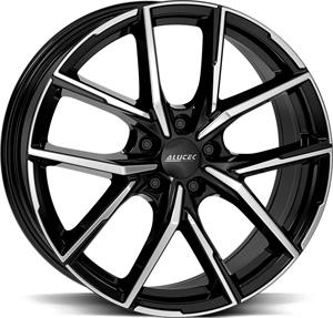 Alutec Aveleno diamond-black frontpolished 8x18 5x108 ET45 CB70,1 60° AVE80845B53-1