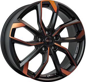 RC Design RC34 Black Orange Matt (BOM) 8×18 5×112 ET45 CB57,1 R13 820 kg 352331