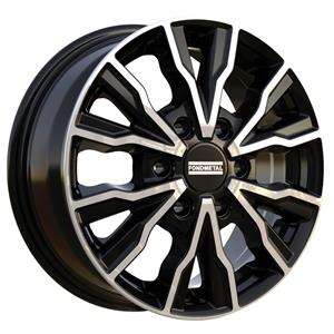 Fondmetal PRO2 Glossy Black Machined 7×17 6×120 ET48 CB74,5 60° 1250 kg RF19904