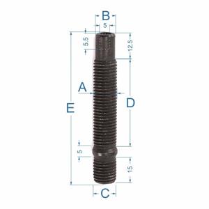 M14x1.5x90 Stud 1 pcs (PRD90CH5)