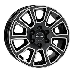 Rial Transporter 2 diamond-black frontpolished 6,5x16 6x130 ET54 CB84,1 R14 1250 kg TP2-65654M93-1