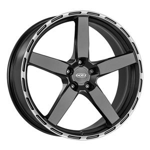 Dotz MarinaBay dark Gunmetal/polished lip 8,5x19 5x108 ET45 CB70,1 60° 780 kg OMA9LHFL45