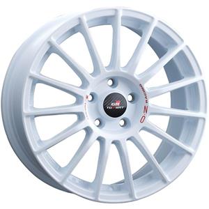 OZ Racing Superturismo TGR-WRT Race White + Red Lettering 8x18 5x114.3 ET45 CB75,0 60° 680 kg W01854207TGRRN