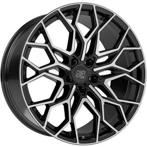 MSW 51 Gloss Black Full Polished 9x20 5x120 ET40 CB64,1 60° 1050 kg W1943000556