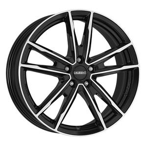 Dezent KF dark Black/polished 7×17 5×108 ET42 CB65,1 Flat 725 kg TKFYHBP42E