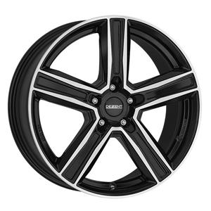Dezent KG dark Black/polished 6,5x18 5x114.3 ET32 CB66,1 60° 780 kg TKGR0BP32E