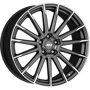 AEZ Atlanta Graphite matt/polished 8x18 5x112 ET30 CB66,6 60° 780 kg AATG8GP30E