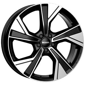 MAK Malmoe Black Mirror 8x20 5x108 ET45 CB63,4 60° 670 kg F8020OEBM45GD3Y