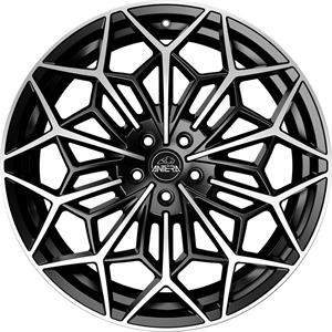 Antera A105 Piano Black Diamond 10,5x21 5x112 ET18 CB66,6 60° 850 kg A10505211815490I